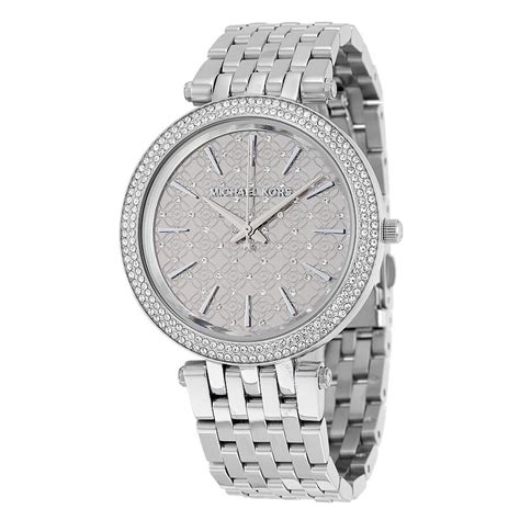 uhren damen michael kors silber|michael kors women's watch.